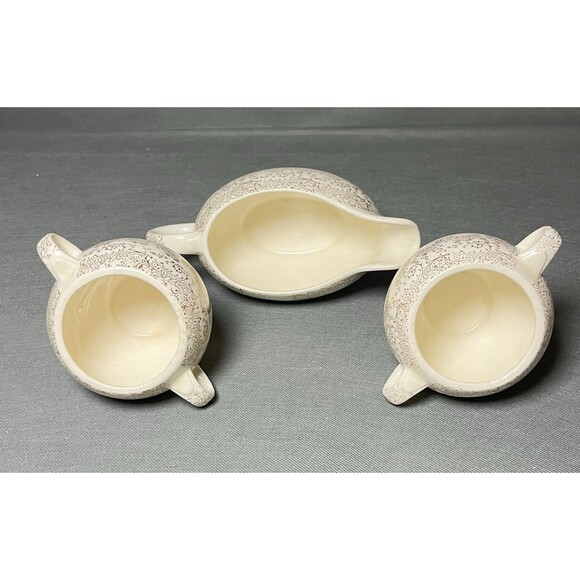 Sugar and Creamer Set Royal China Rose Glory 22 Kt Gold Union Made-Set 3-1950s - Picture 8 of 13